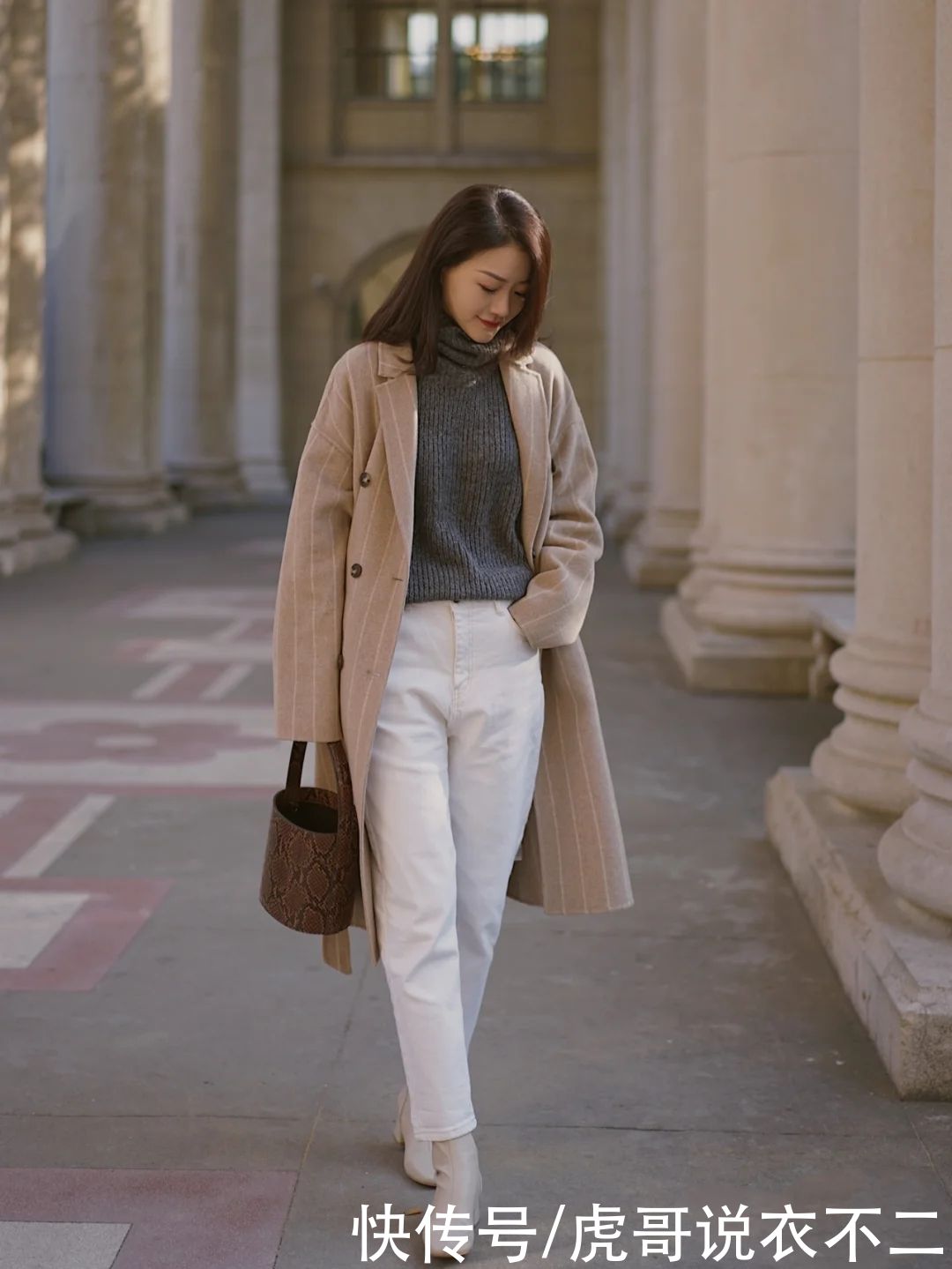 墨绿色大衣|超有气质的9套穿搭示范，优雅与保暖并存，再也不怕冬季没灵感