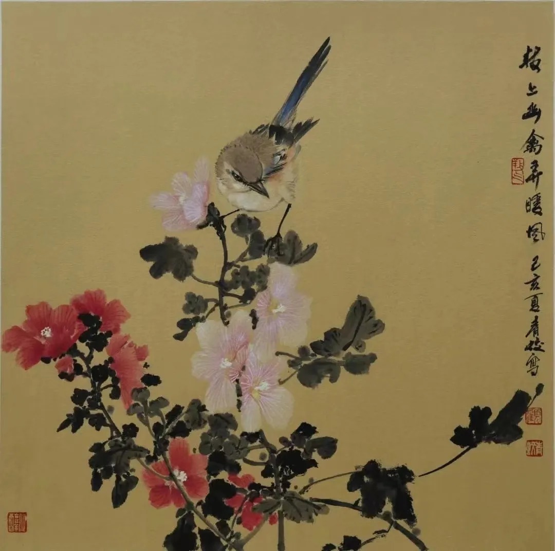 蔡玲!《书画南北方》一一《写意生活艺术组合》迎春中国画小品展