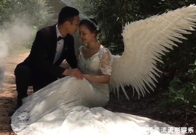 成片|奇闻:新人深山拍婚纱照,新娘背上20斤重的翅膀亮了,成片惊艳