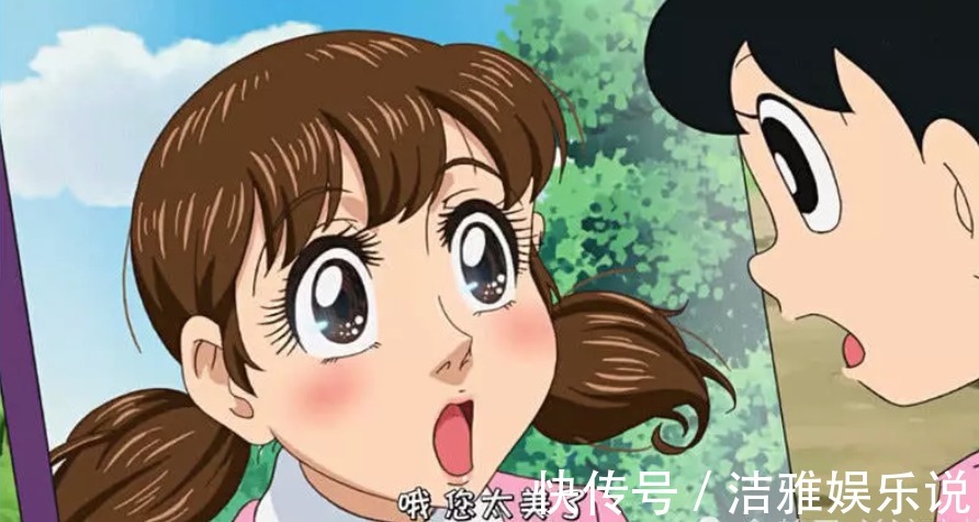 整容镜|哆啦A梦中五位主角用了“整容镜”之后,静香变网红,大雄变帅哥