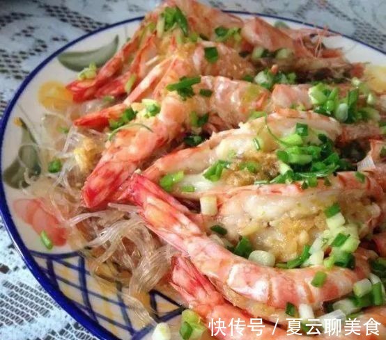 蒜蓉|美食推荐蒜蓉粉丝蒸大虾，肉馅饼，爆炒肝尖，金银蒜蒸的做法