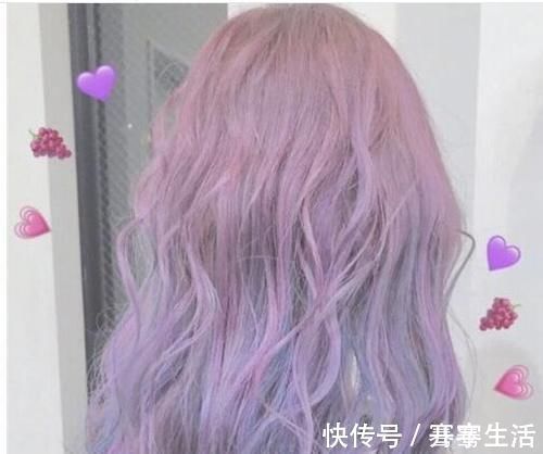 动人|女生浪漫紫色染发发型,让年轻女生迅速变美