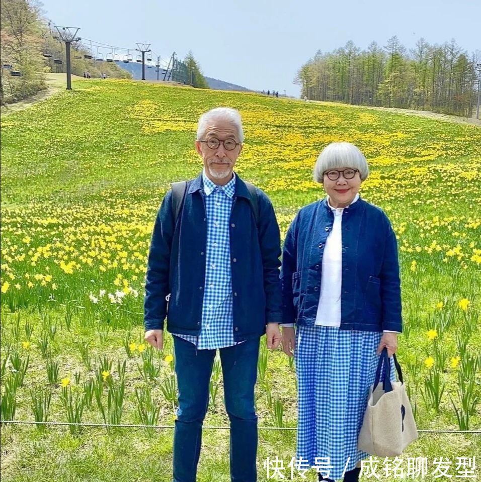 牛仔外套|头发全白身材矮胖又如何,照样凭借穿搭圈粉无数,时尚与年龄无关