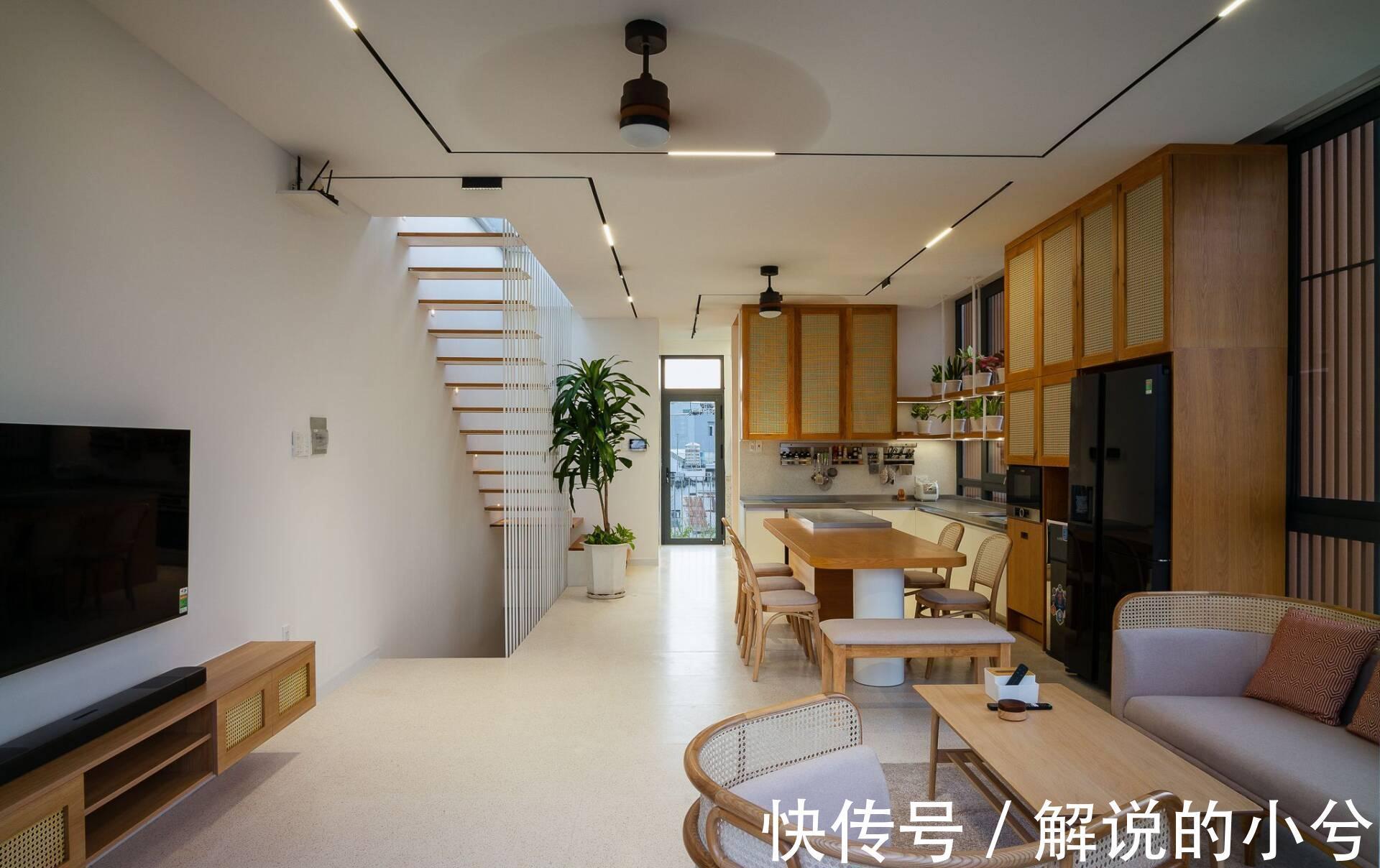 楼房|越南楼房占地面积小,5层小楼“瘦瘦高高”,一层2间房,安静舒服