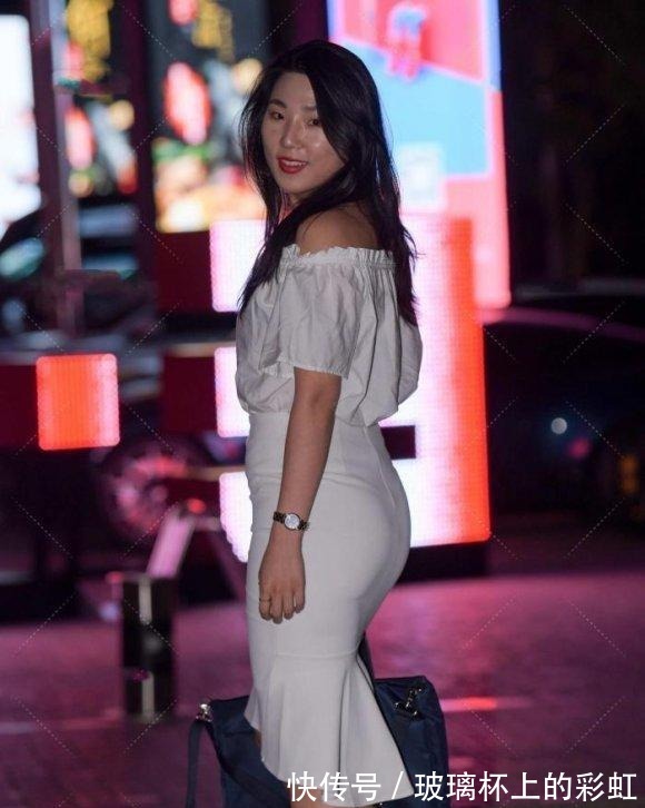裙子|轻薄的裙装搭配,单肩包臀裙,身材好,夜晚更迷人