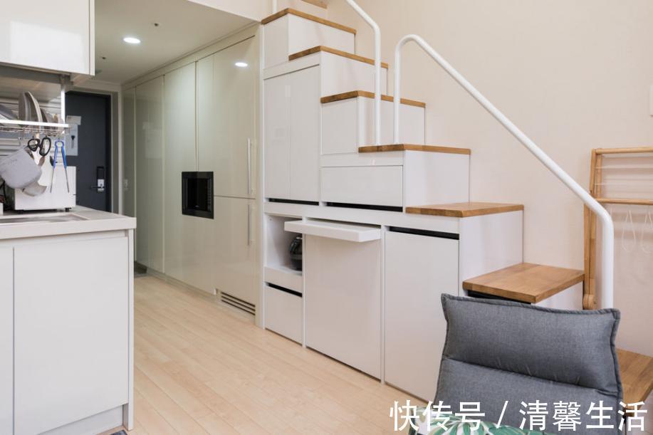 客厅|同小区买两套21㎡公寓，一套给儿子，一套给女儿，各自开始独立