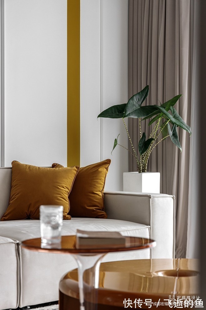 轻食简餐|90平米2居室如何做到潮流混搭风