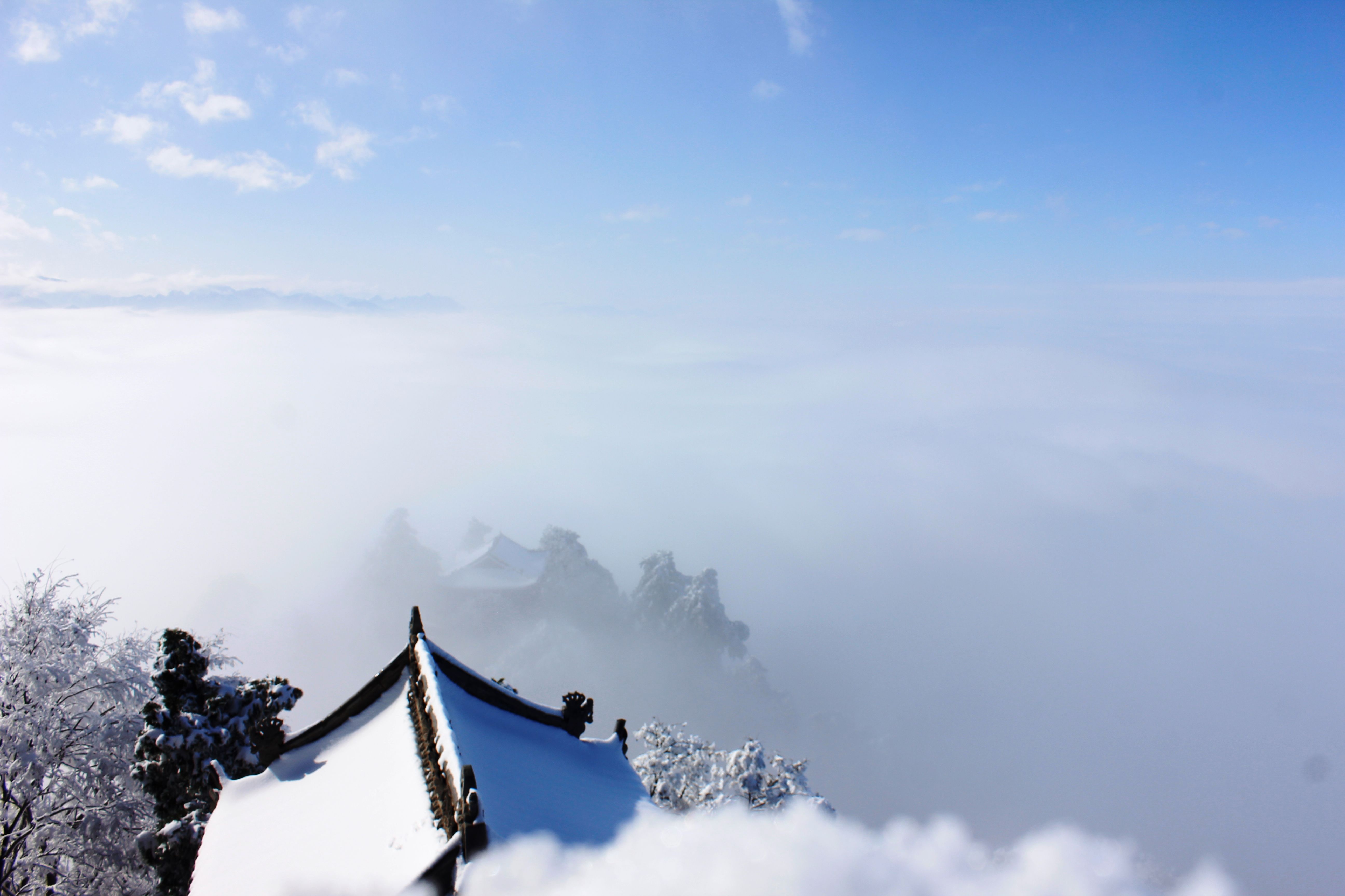 征集|【年末福利征集】雪后南五台幸遇云海