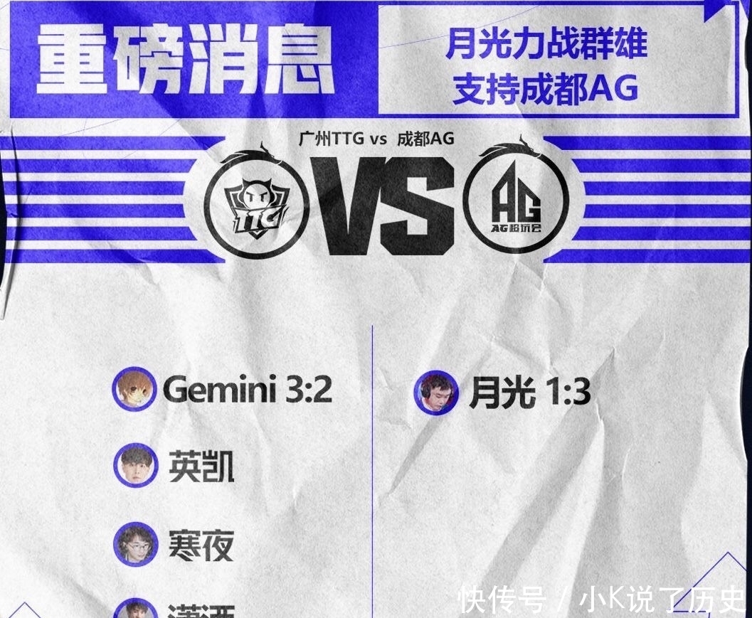 月光其实很无奈|AG跟TTG的收官之战，仅一人支持他们能赢，网友：月光其实很无奈