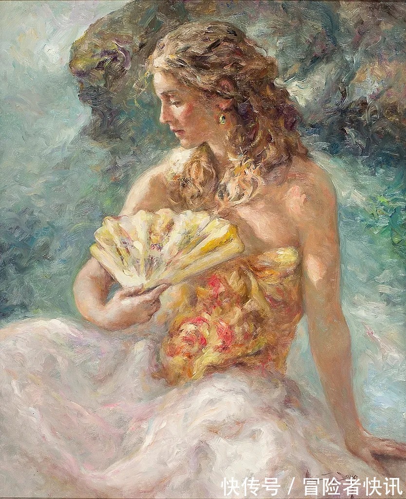 罗约@独特的艺术天赋,对色彩和纹理的戏剧性使用!