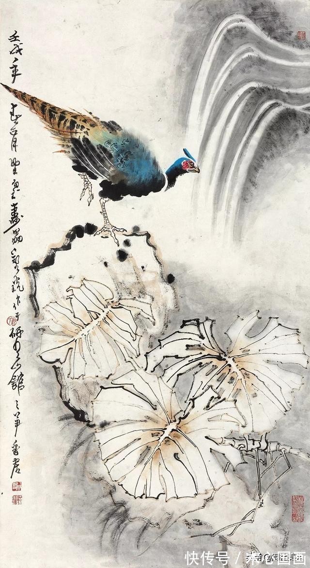 张书旗$中国画家笔下的大吉图:已知全五德 安逸胜凫鹝