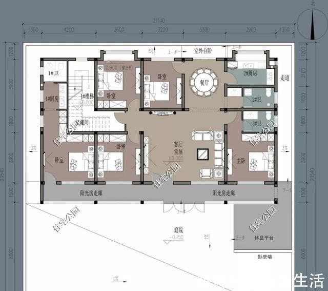 户型|农村没有堂屋的房子不是好房子,20套户型分享,总有一套看上眼