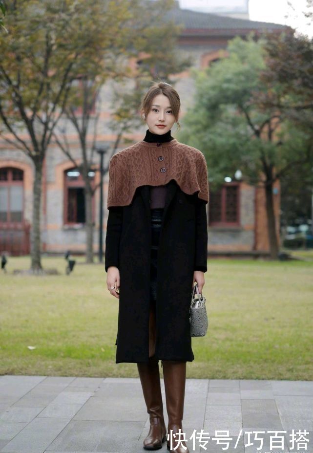 冬天除了叠穿还可以这么搭，不用刻意追求层次感，也能穿出新鲜感