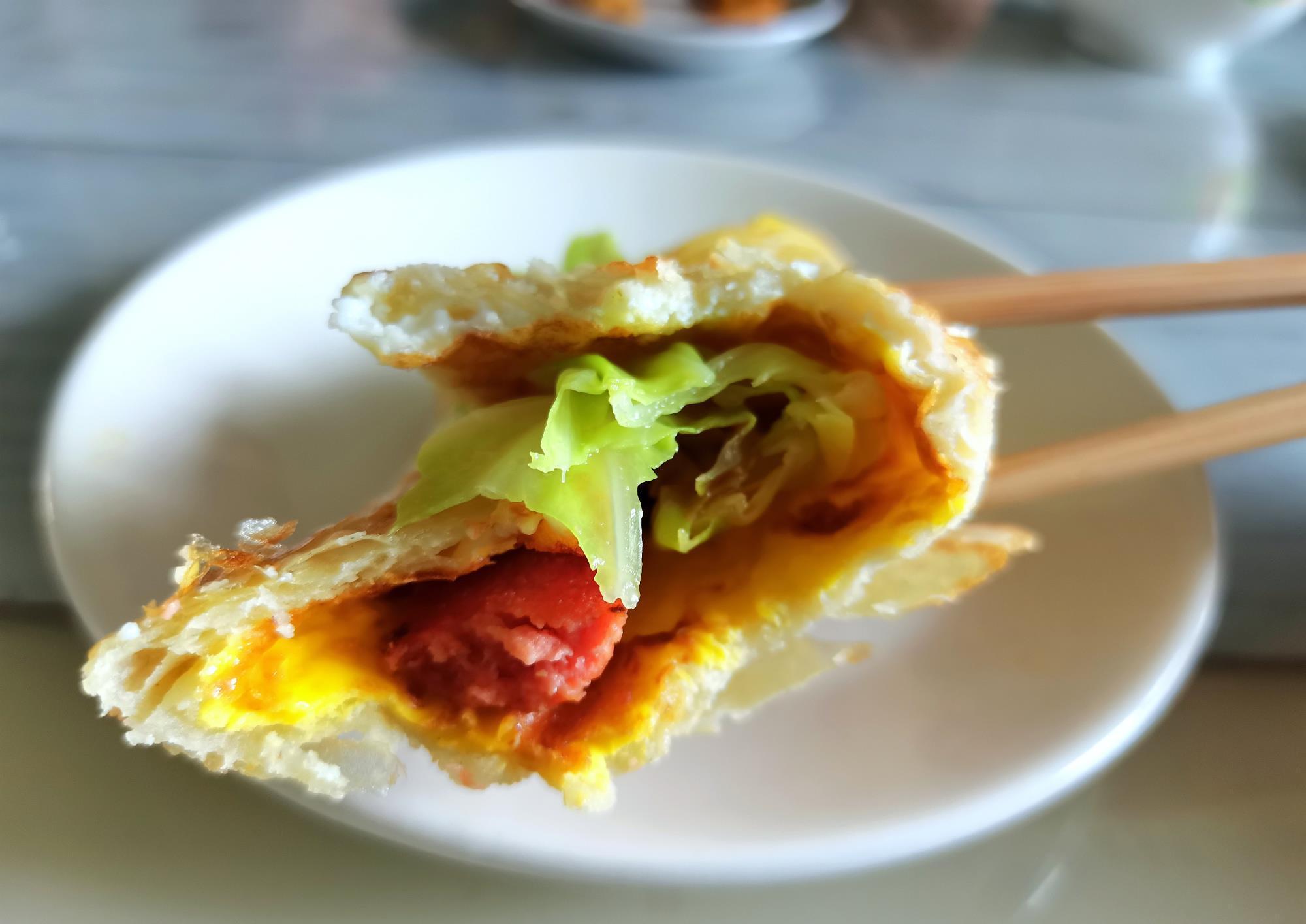 两人|早餐变一个花样,两人吃香了,外面要卖18元,自己做不到6元