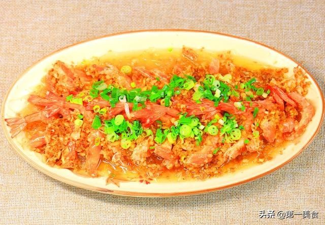 蒜蓉开边虾|蒜蓉开边虾，掌握好料汁比例，蒜香浓郁不辣口，比饭店的还好吃