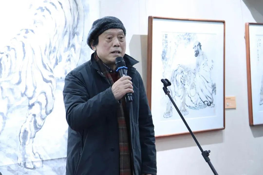 美术家协会#“虎虎生气——何业琦中国水墨画展”在陶氏艺术馆温暖开幕