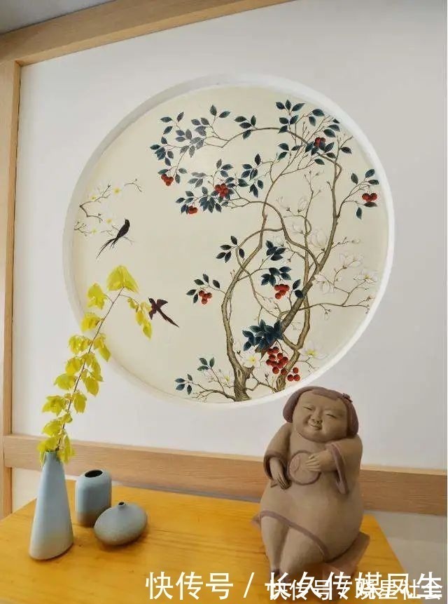 背景墙|见过最美的新中式!130㎡装出诗情画意,大气又舒适