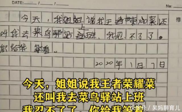 弟弟|弟弟的“记仇本”火了!里面是关于姐姐的“坏话”,让人啼笑皆非