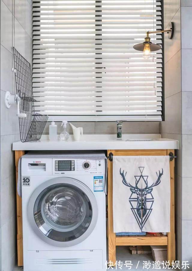 洗衣机|4㎡的卫生间放不下洗衣机赶紧收下这9个设计方案，给你装修参考