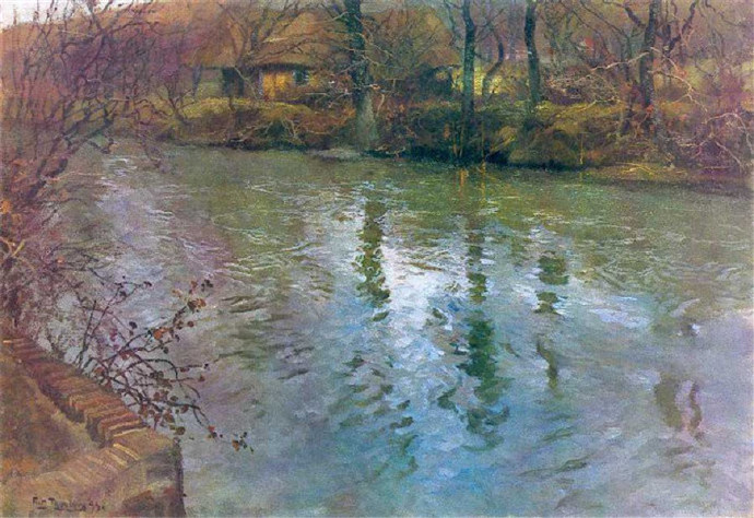 艺术学院!现实主义和印象派画家弗里茨的油画作品欣赏