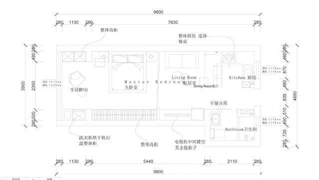 北欧风|35平米的小户型,人性化的空间布局和使用功能,一个人住也很精致