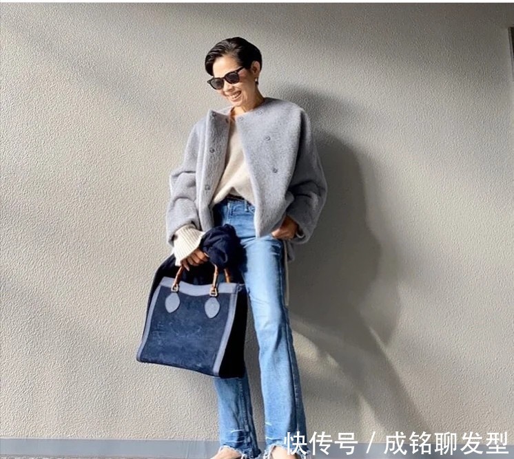 阿姨 60岁也要远离“老年装”,这位日本阿姨真会穿,自然真实又显年轻