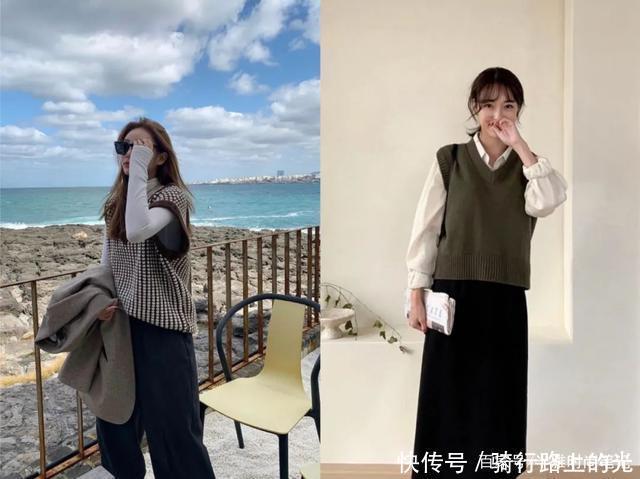 “ 衬衫 + 毛衣 ”叠穿,冬天这样穿真的时髦炸了!