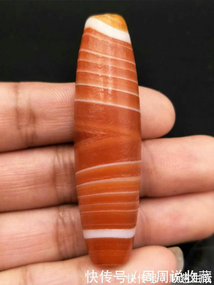 缠丝!别一听见玛瑙就感觉是廉价之物,玛瑙在古珠文化里的地位