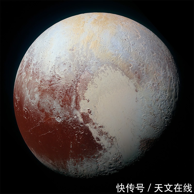 冥卫 冥王星，一颗曾经的行星，这才是它表面真正的样子