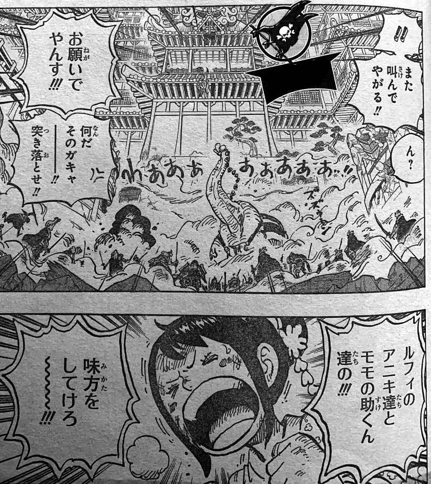 路飞|海贼王1017话,奎因、福兹福人兽状态登场,橡胶果实身世终于公开