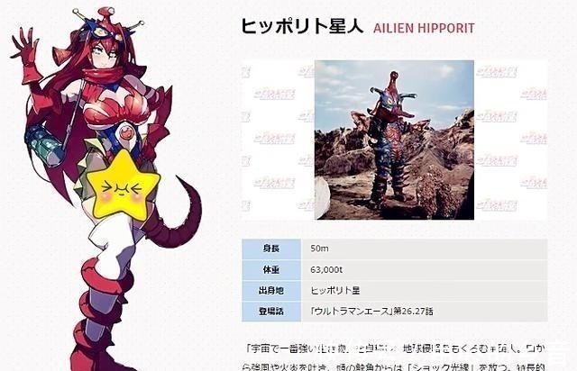 希波利特|艾斯奥特曼怪兽娘化,艾斯杀手变战场公主,希波利特星人造型好评