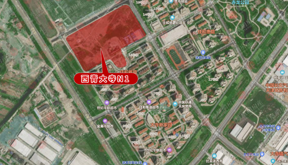 用地|1178户！绿城摘得西青大寺新家园商品房N1地块规划公示