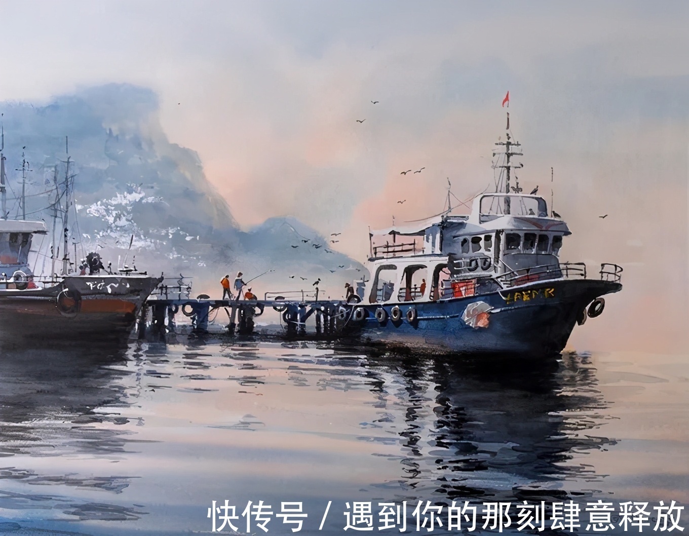 马希尔·摩科斯&优雅浪漫的绘画,太美!真想钻进他的画里!