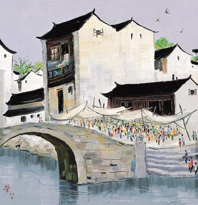 吴冠中|“中国画”吴冠中画的太好,中国画在他笔下活了起来