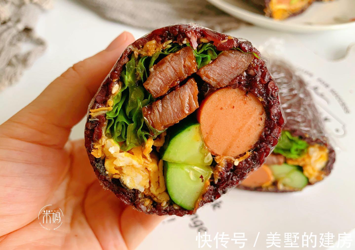 减脂|晚餐就该吃它,长劲不长肉,减脂饱腹又解馋,卷一卷10分钟搞定