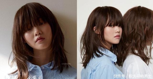 刘海卷|今年流行的女生短发发型刘海+卷发尾,高级又时尚