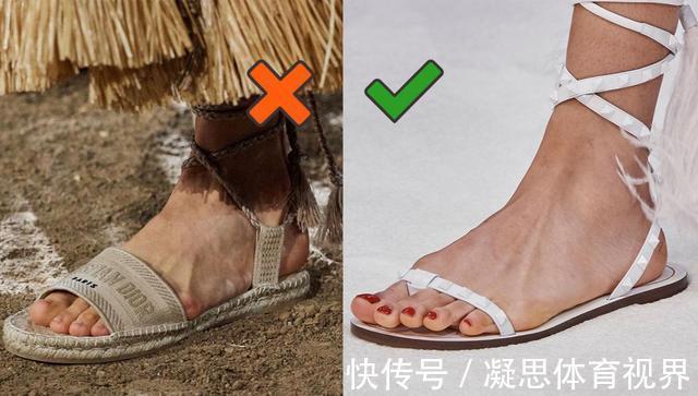 鞋子|大脚丫女孩怎么穿鞋才好看?买鞋时注意4个细节,秀气脚型穿出来