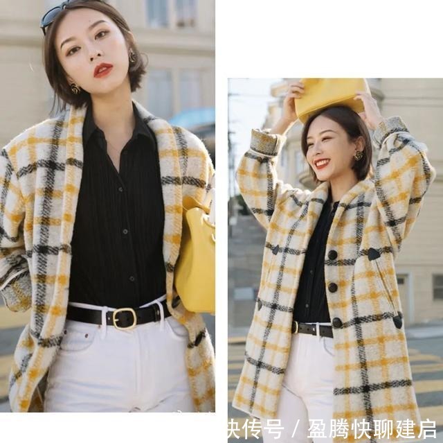 厚毛衣+裙子,毛衣+裤子,冬天就该这么穿,洋气炸了!