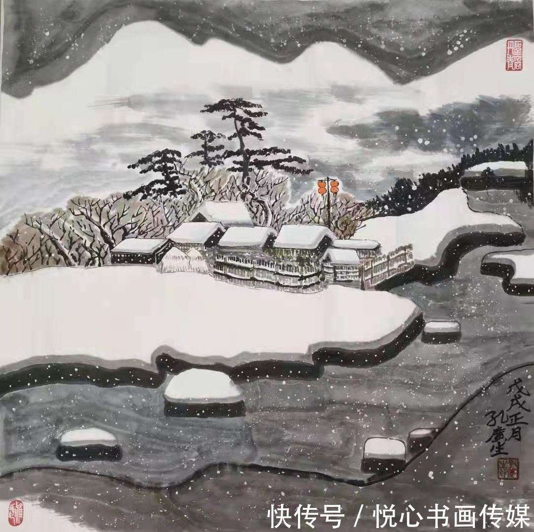 画讯！国家一级美术师孔广生国画作品欣赏