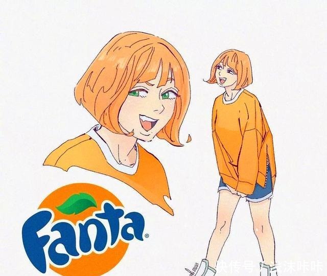 饮料拟人化,百事可乐可A可甜,可口可乐成御姐,雪碧妹我抱走了!