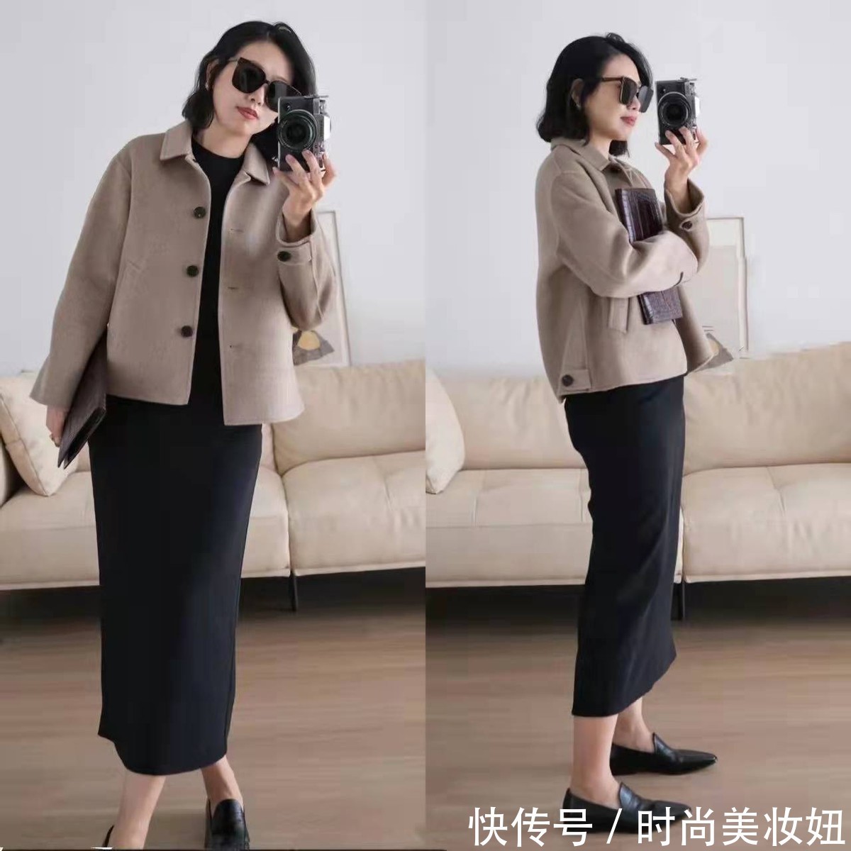 半身裙 她才是“微胖女生”的穿衣榜样,不用刻意打扮,也美得优雅高级