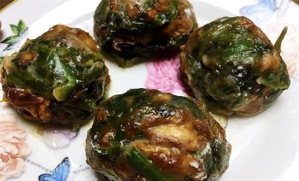 粗粮细吃的菜团子,皮薄馅大,不用和面,吃再多也不会长肉
