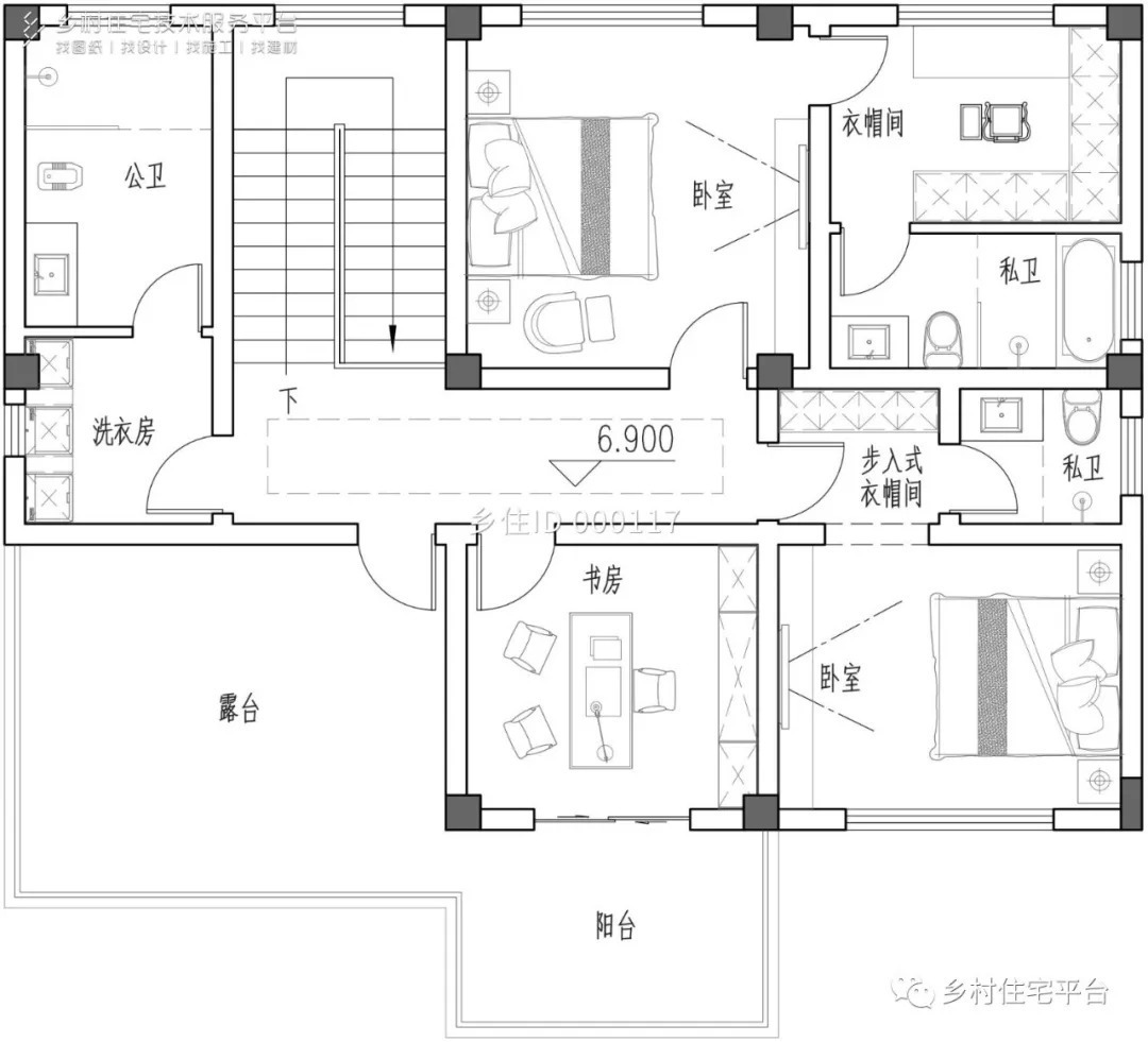 造价|乡住土建造价参考81.2万,面宽13.4m×进深11.9m 三层新中式风格别墅