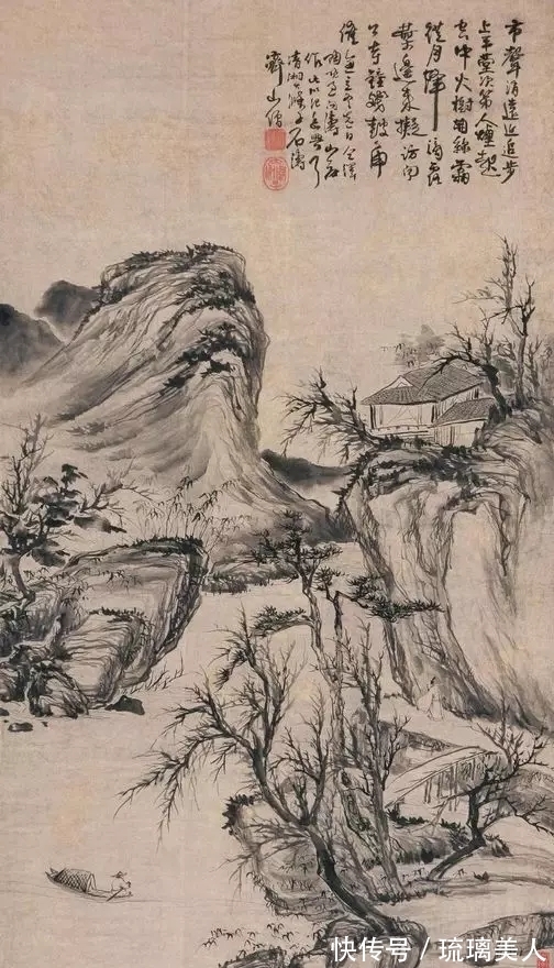 山水画!不摹古,造化于心|石涛山水画