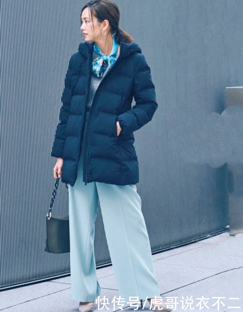 博主|穿羽绒服关键在裤装,日本博主都爱这几种百搭款,你的衣橱肯定有