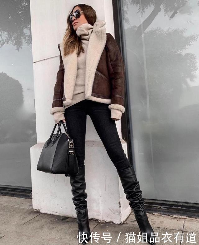 穿长靴时,如何平衡风情与帅气?高品位女人的穿衣精髓,免费教你