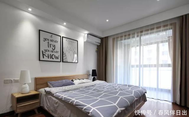 背景墙|125平北欧风三居室，简约有气质！