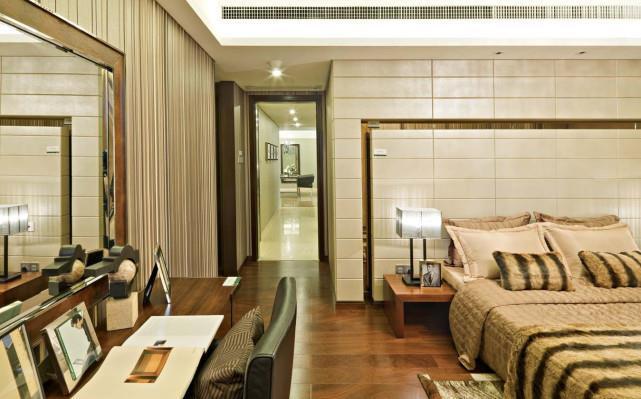 古典|84平新古典二居室看不到亮丽的家具,更像美式的复古味道