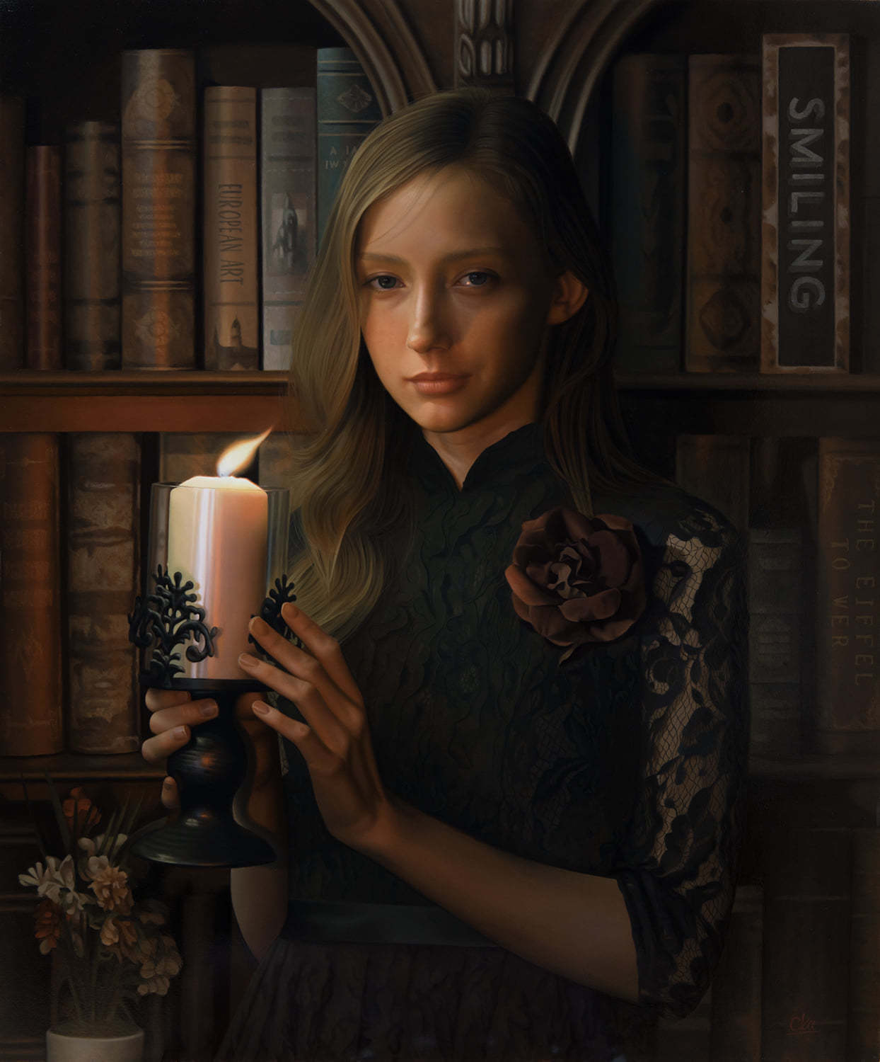 超写实绘画#日本超写实绘画第一人,80后艺术家冈冈康夫的最新作品