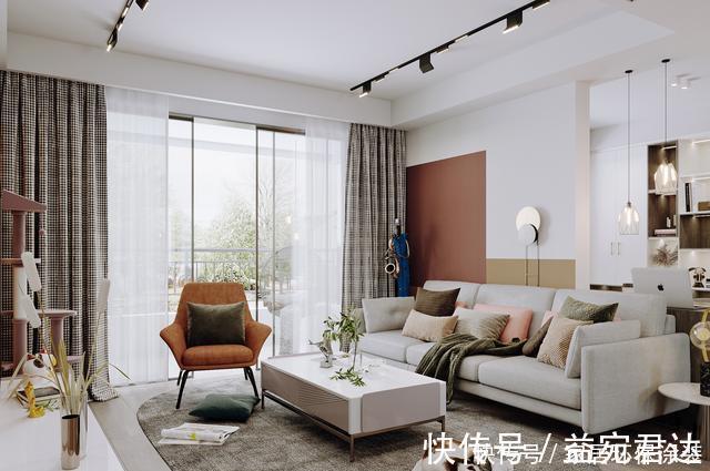 简餐|129㎡一人居引爆业主群,开放式书房+步入式衣帽间绝了